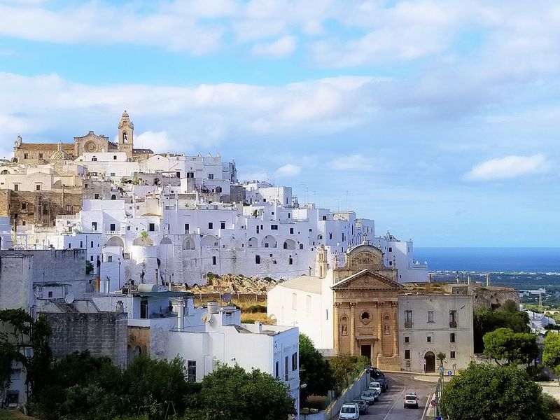イタリア🇮🇹プーリア サレント 白い街Ostuni オストゥーニ