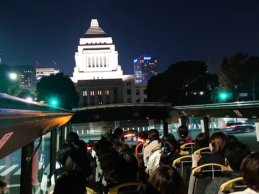 夜景が最高！都民だって楽しめる！２階建てバスに乗って東京観光はとバスツア
