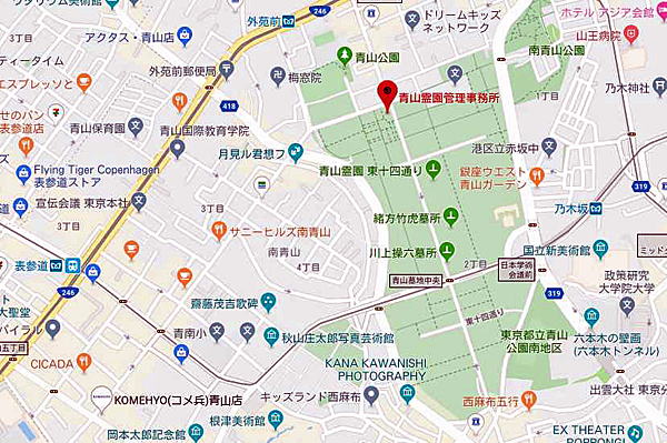 アクセス青山霊園「ちとせ」、立山墓地ご利用のお客様をトータルサポート致します青山霊園「ちとせ」 - 青山霊園「ちとせ」