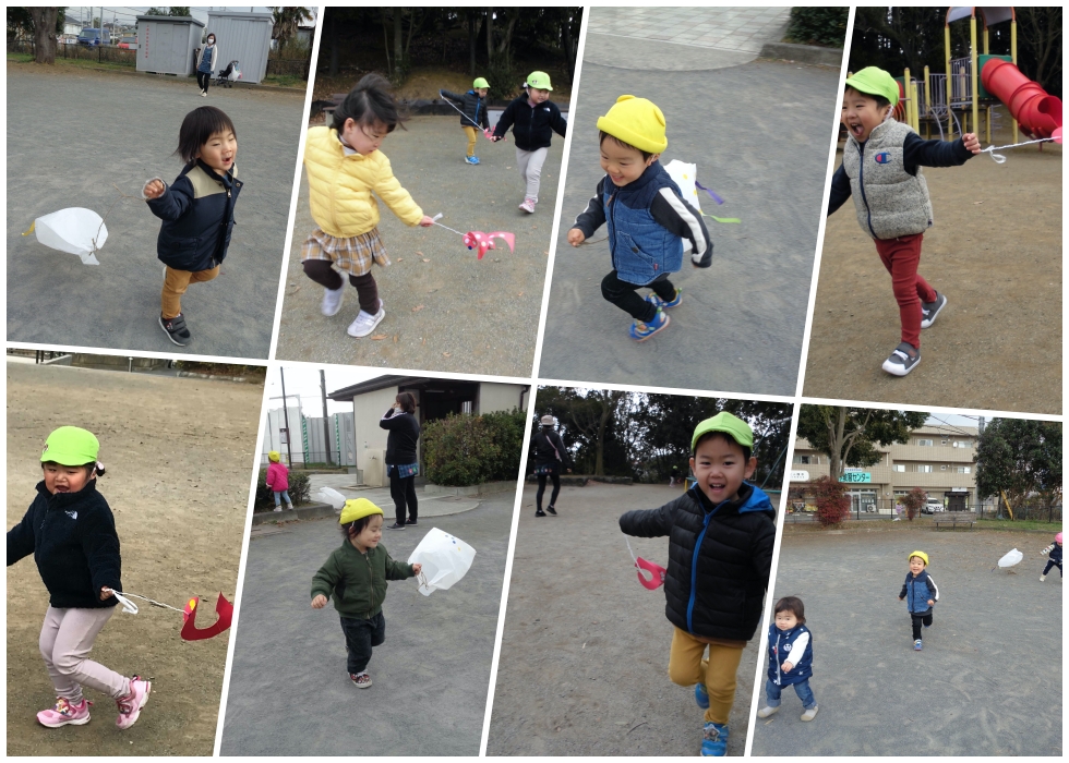 手作り凧揚げで冬も思いっきり遊ぼう！ 今週のぽとふ・厚木- 認可小規模保育 ぽとふ保育園