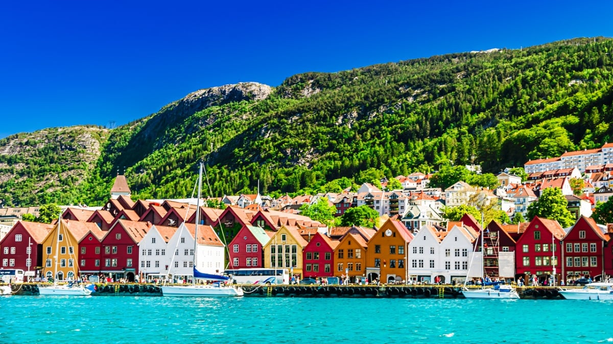 北欧の旅夏のフィヨルド紀行 ブリッゲン地区