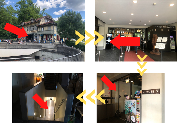 スイスのトイレへけ