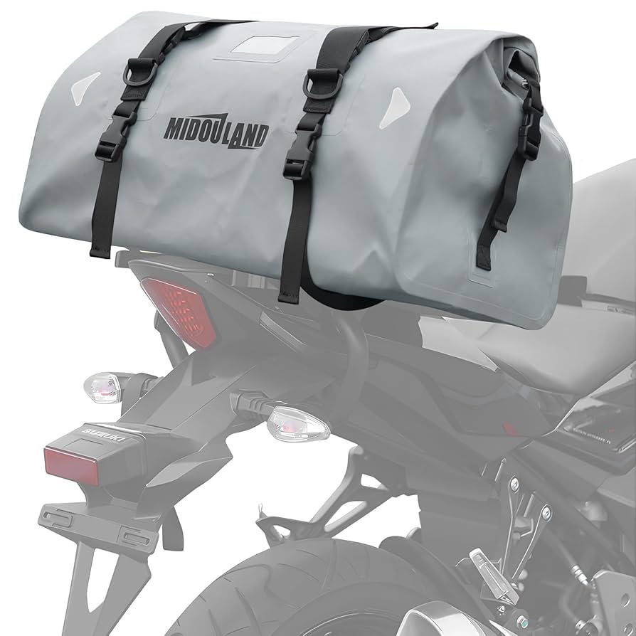 Amazonバイク用シートバッグ 大容量 600D PVC IPX6