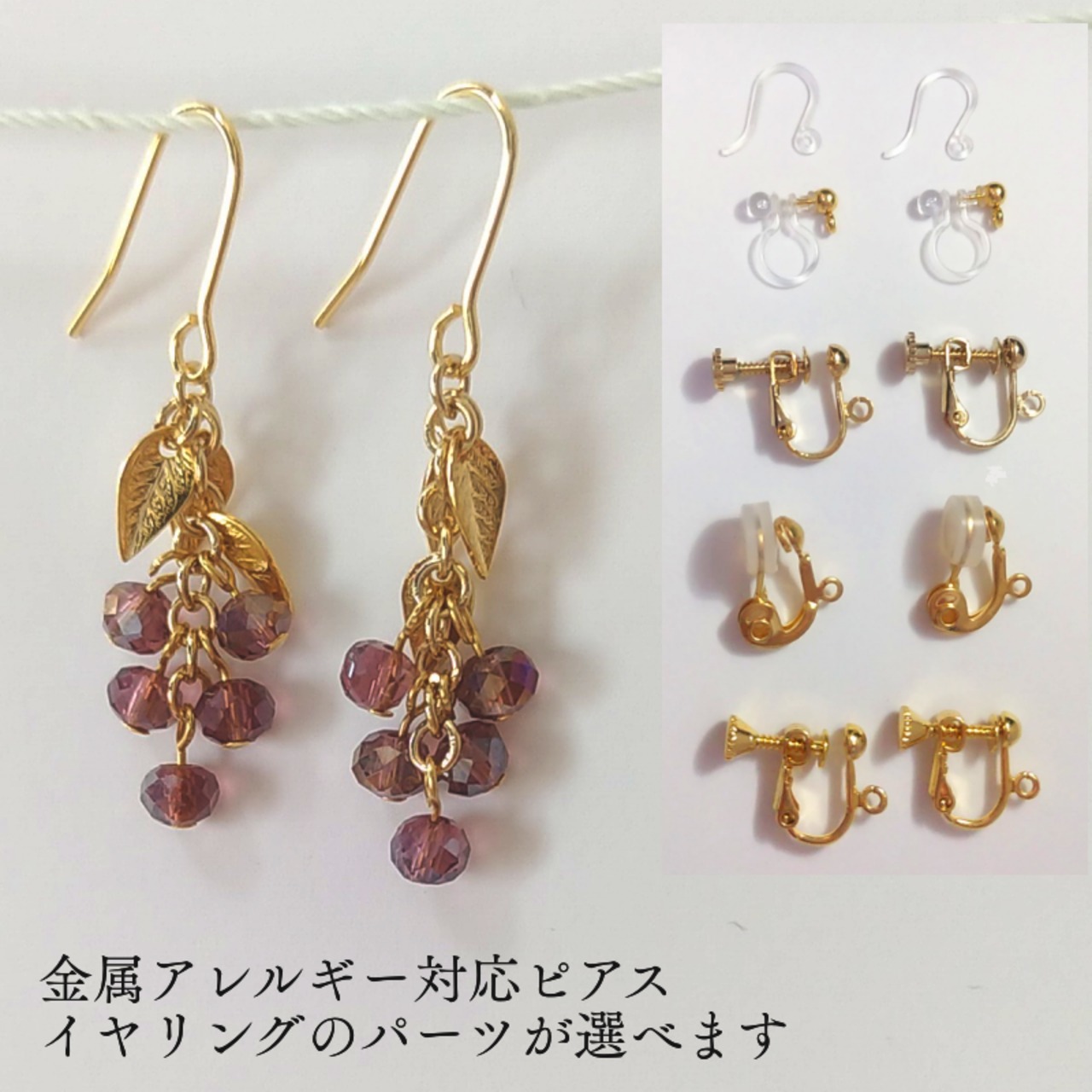 てんとう虫ピアス／ゾウムシピアス | 643