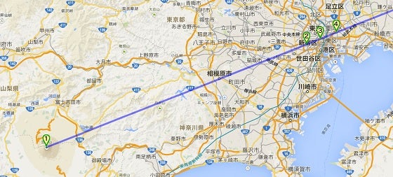 小滝川ヒスイ峡のレイライン - たまにはぼそっと