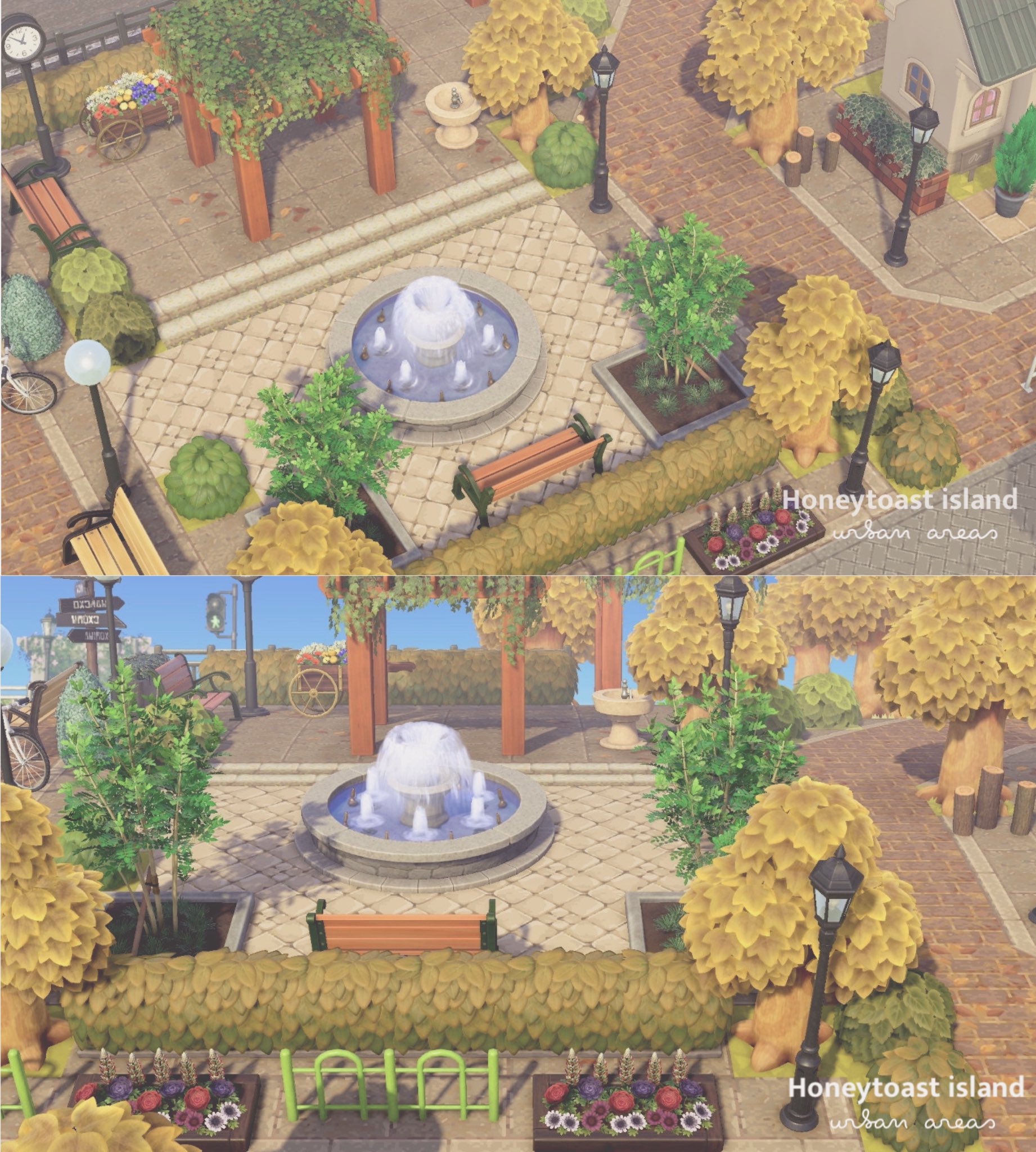 あつ森 噴水広場のレイアウト！おしゃれなデザインまとめ