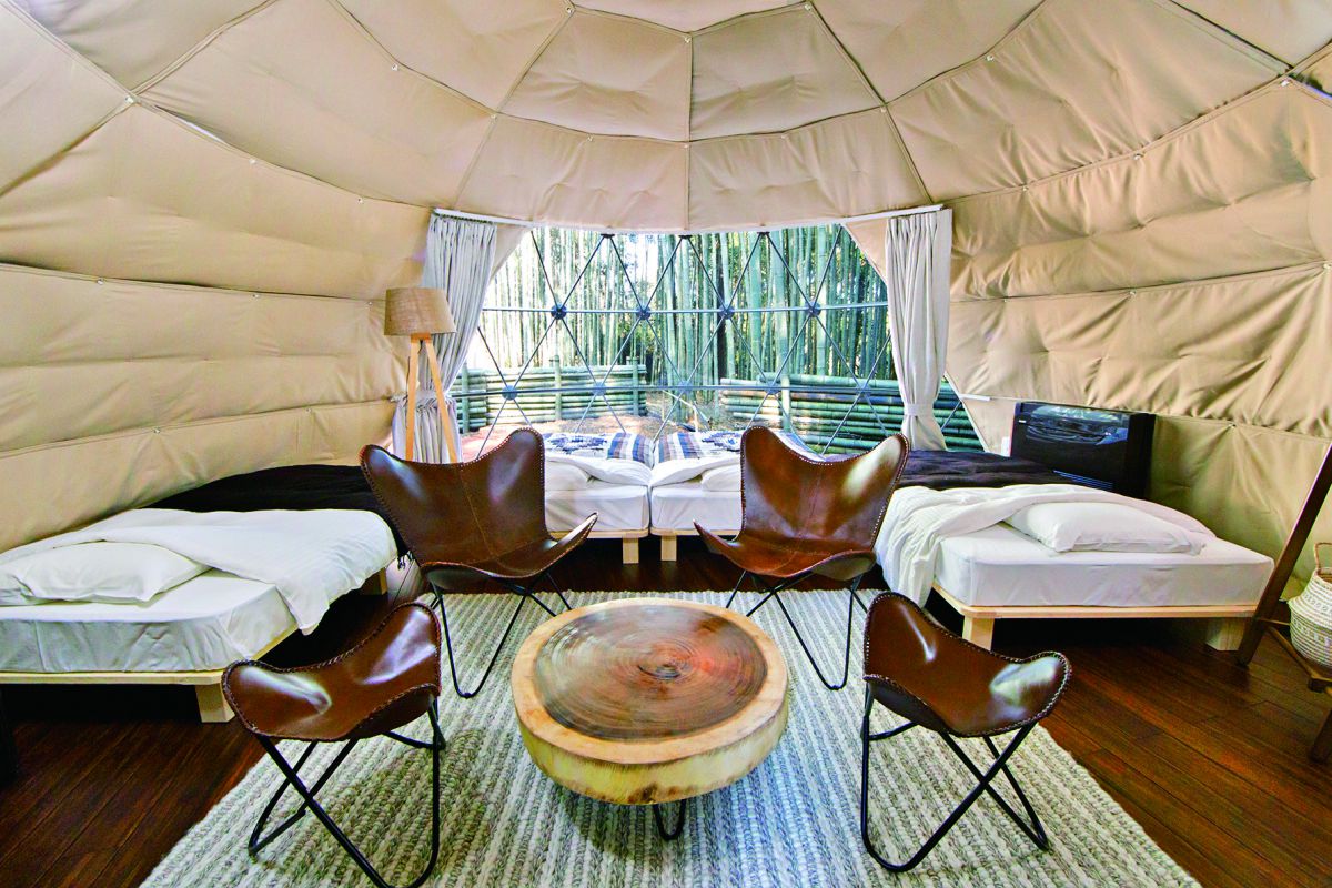 千葉県市原で本格グランピング 愛犬同伴可公式 高滝湖グランピングリゾート