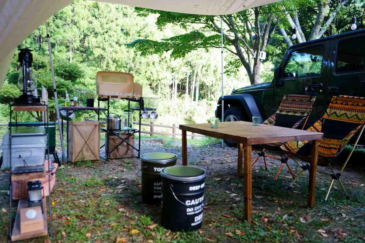 レイアウトにこだわれば、キャンプはもっとおしゃれに楽しめる