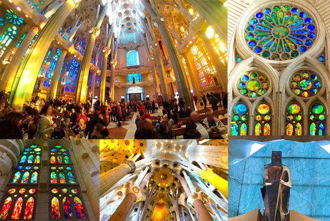 娘とガウディ建築堪能①サグラダ・ファミリア内部見学Seattle ⇆ London カラフルな日々 ー