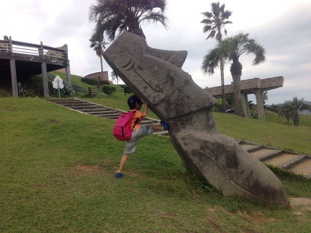 宮崎観光 映え満点！本家公認のモアイ像『サンメッセ日南』散策👢 Miyazaki TourismMoai Statue