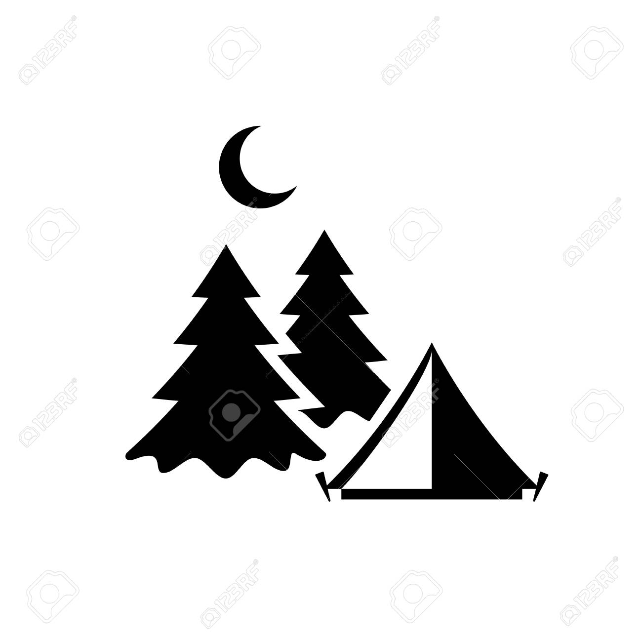 🏕 - キャンプ EmojiCamping📖 Emojiの意味