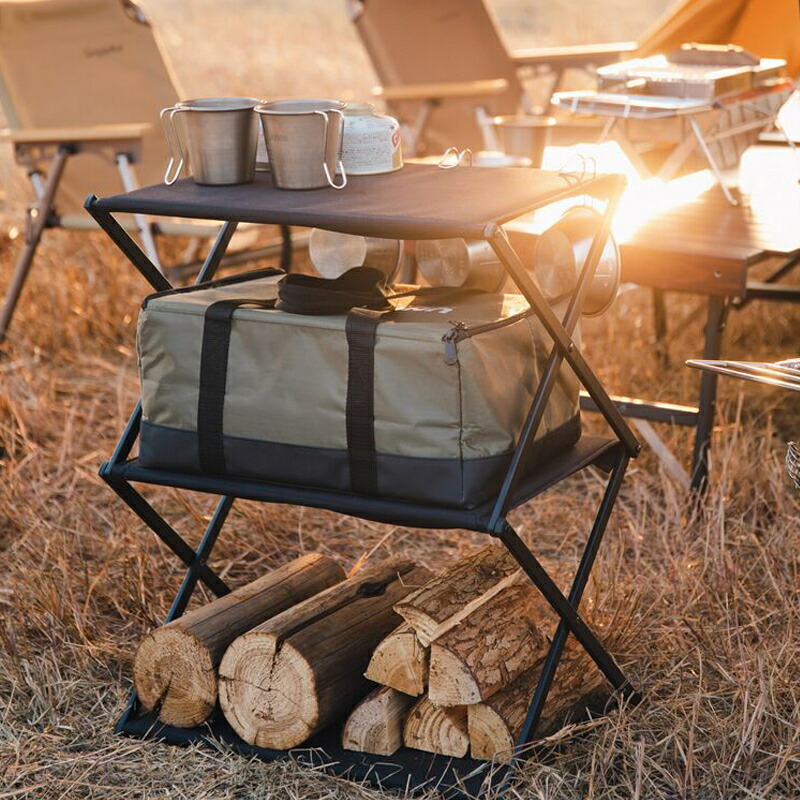 キャンプ道具をおしゃれに収納する最強ラックを紹介クリーニング４０３ ヨンマルサン