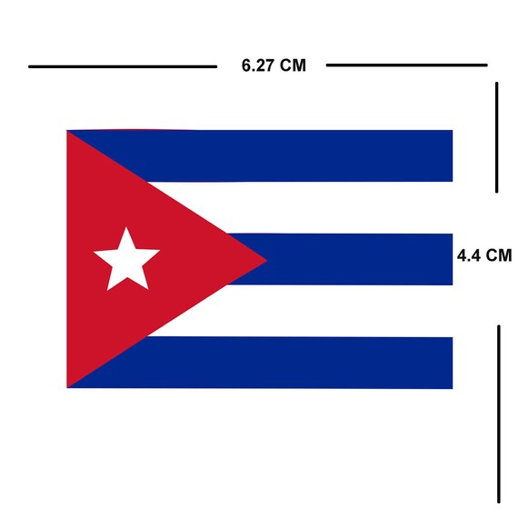 キューバ国旗世界地図上の国の場所をマーキングします。3 d レンダリング —