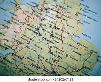 126 Oxfordshire Map Stock Photos,