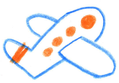 手書き 飛行機イラスト・フリー素材なら「シンテリ」