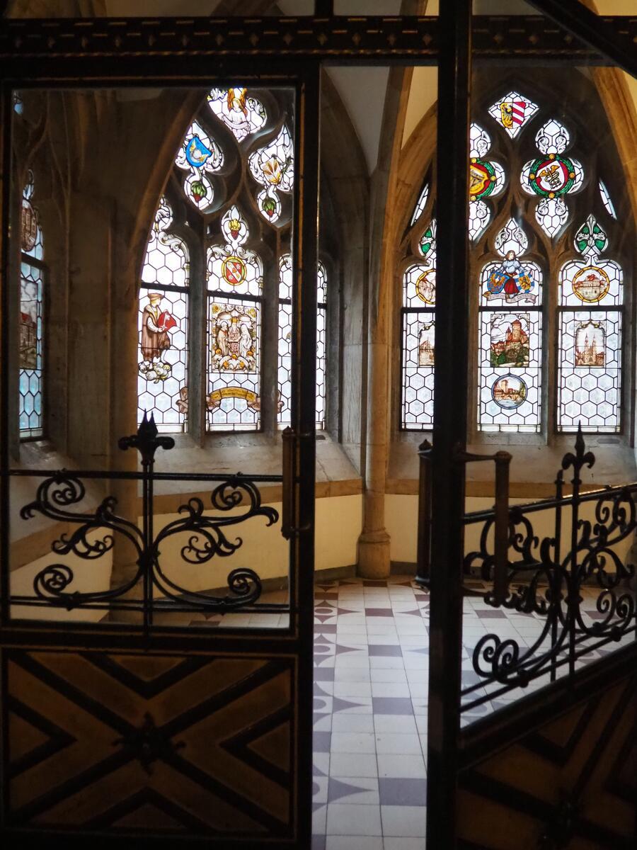 ミュンヘン新市庁舎内、法律図書館の賢い学生!?⑨Where to next