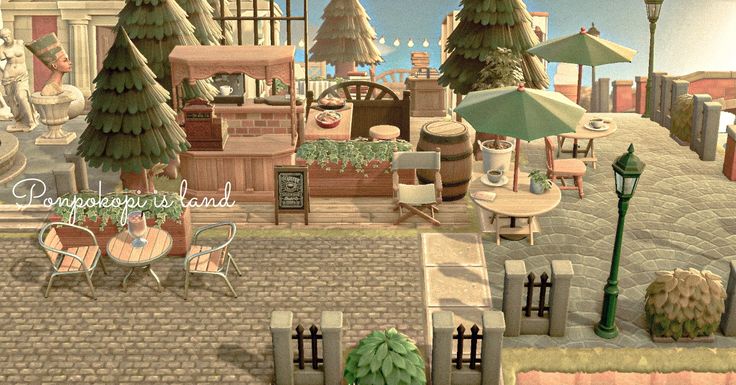 あつ森 ショコラの別荘〜オープンテラス席のあるビストロ＆カフェ〜ハッピーホームパラダイス ハピパラ