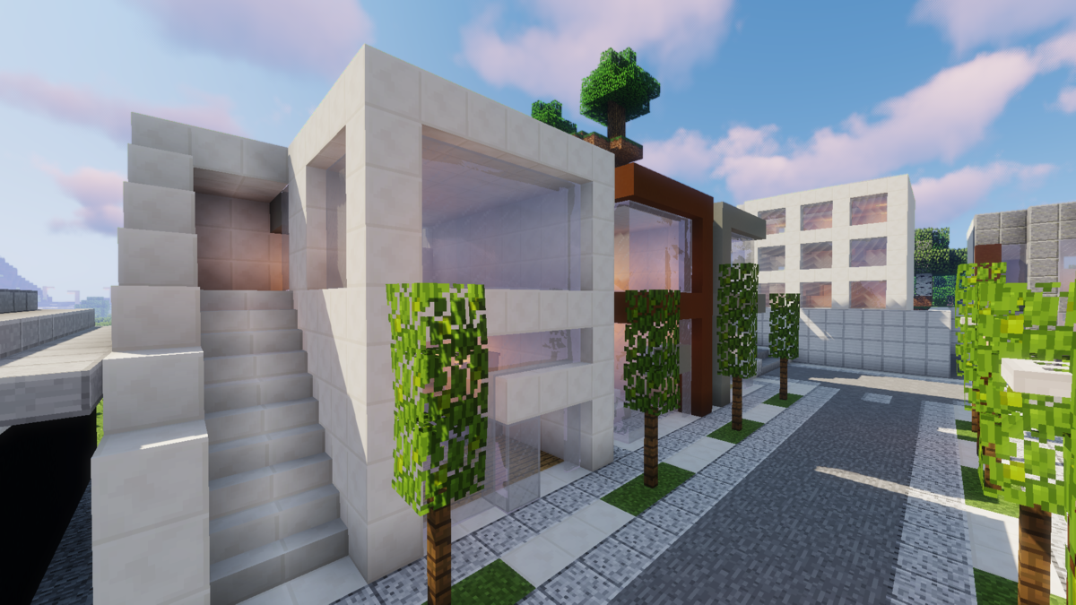 小さなおしゃれ店舗たちを作る マインクラフト- Minecraft街発展にっき