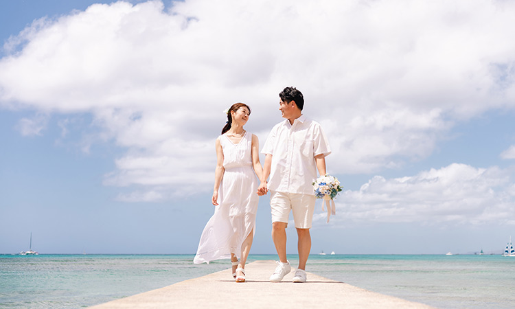 ハワイフォトウェディング・前撮り・結婚式 69000円からのアメリカンホリデーズ