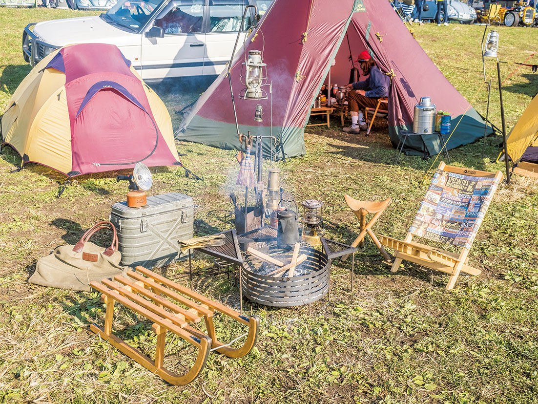 レイアウトにこだわれば、キャンプはもっとおしゃれに楽しめる