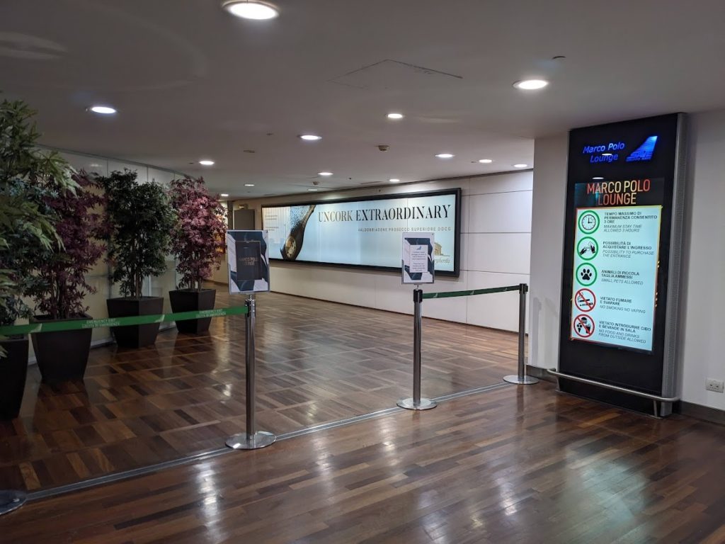 ラウンジ ヴェネチア空港国内線 MARCO