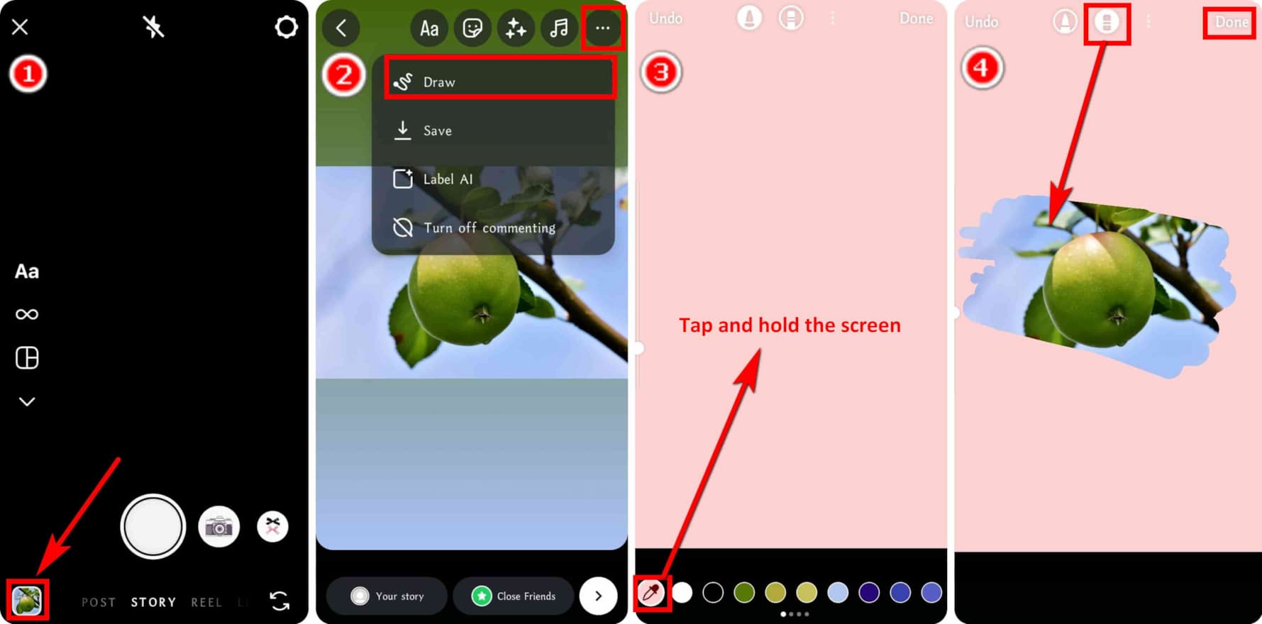 2025年にInstagramストーリーの背景色を変更する方法
