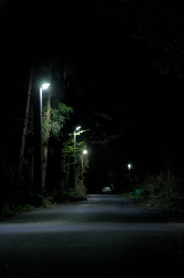 雨の夜道 by 浜山ID：9727530- 写真共有サイト:PHOTOHITO