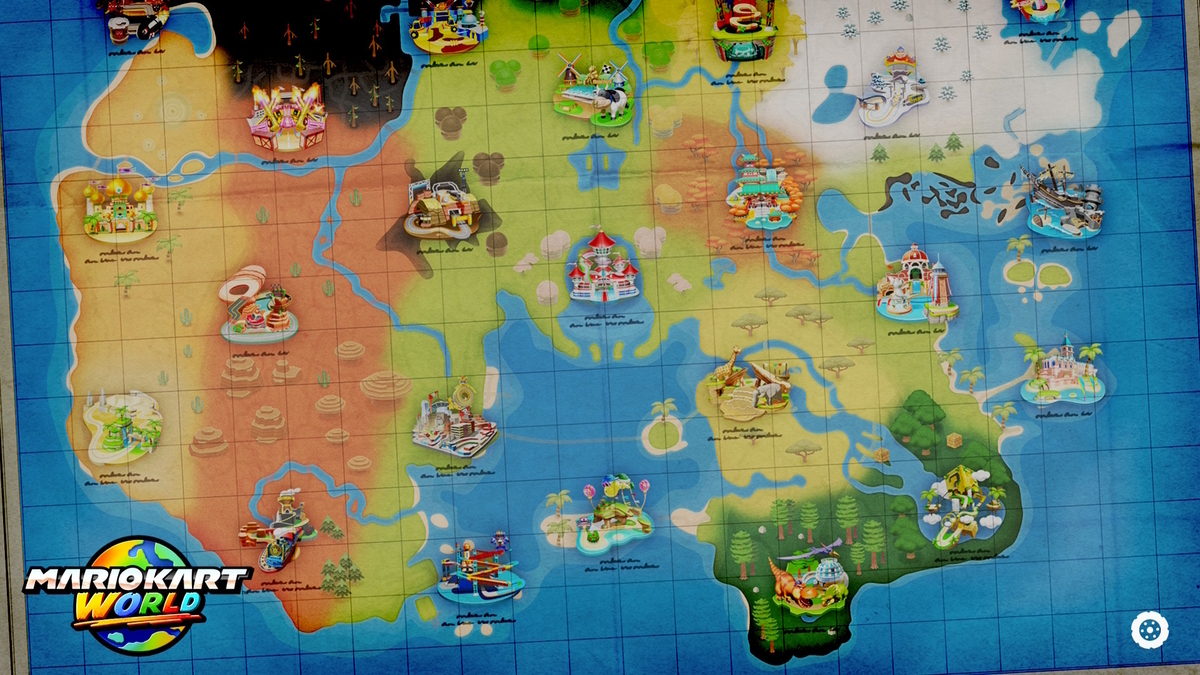 マリオカート ワールド』は画面右下に注目 リッチな3D表示のミニマップが便利そう