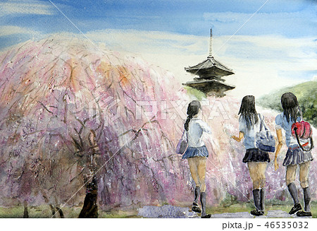 中学生です修学旅行のしおりの表紙を描きました。行先は京都奈良です。なん- Yahoo!知恵袋