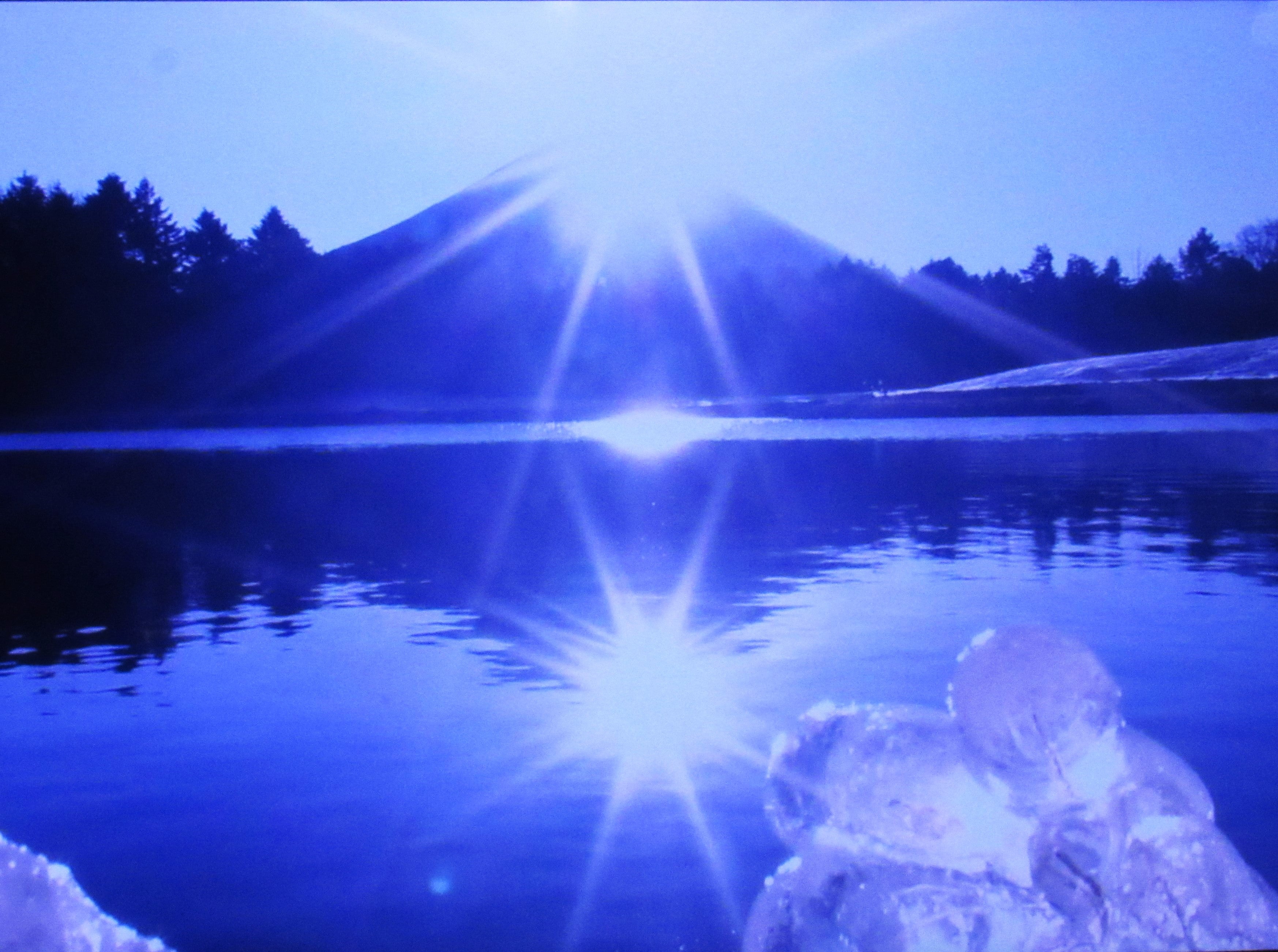 ダイヤモンド富士 2025年の撮り始め、ダブルダイヤモンド富士の写真バージョン