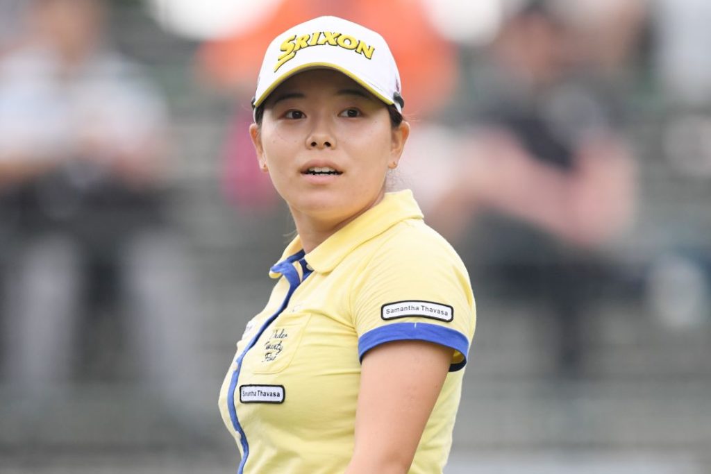 なぜピースになったのか、自分でもわかりません」と顔を赤らめた勝みなみ｜JLPGA｜日本女子プロゴルフ協会