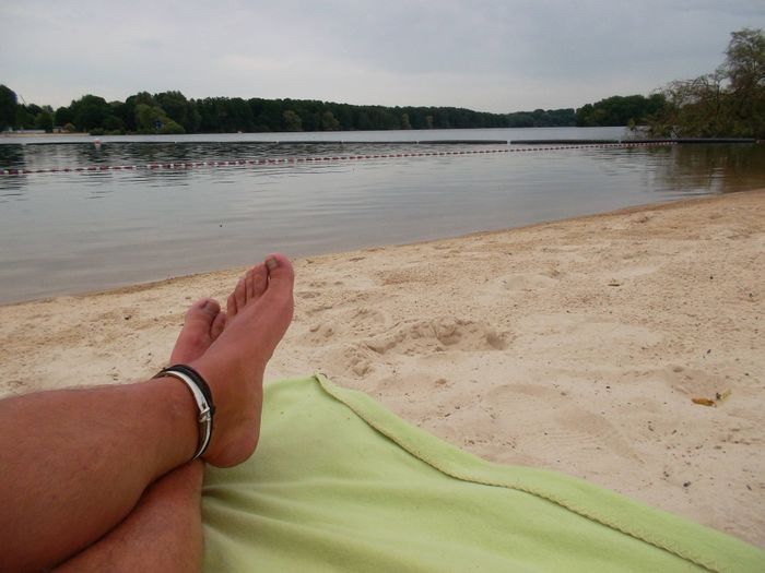 Lido Südstrand, Unterbacher See, FKK-Strand,